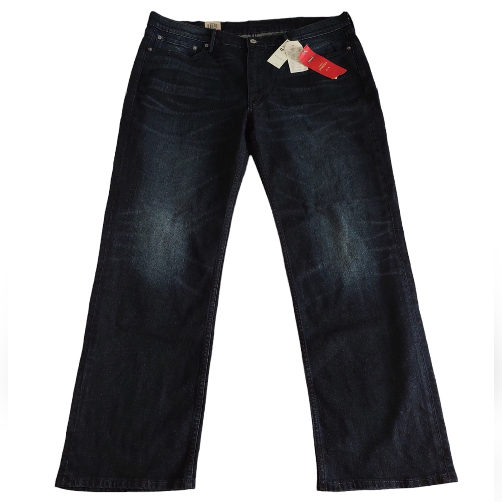 NWT Levi's 514 40x32 Straight 2 Way Stretch Blue Jeans